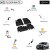 4D Premium Rubber Car Floor Mat for Peugeot Partner 2019 - Up