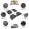 Premium 4,5D Car Floor Mat for Volkswagen Polo 2010 - 2017