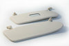 Sunvisor and Clips Set For Mercedes W110 190D With Clips Cream Color