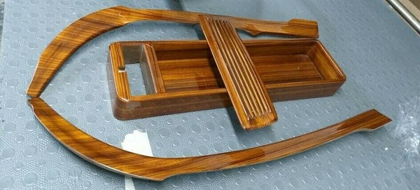 Mercedes W113 250SL 230SL 280SL Zebrano Color Wood Trim 4 Pieces Set