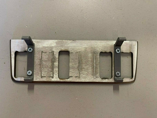 Mercedes W123 C123 Compatible 4 Buttons Switch Panel Trim Zebrano Color Burl Wood