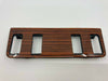 Mercedes W123 C123 Compatible Zebrano Color Burl Wood 4 Buttons Switch Panel Trim
