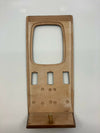 Mercedes W123 Compatible Walnut Color Burl Wood Shifter Frame Panel Console
