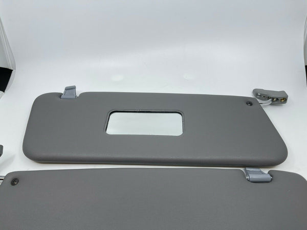 Sunvisor and Metal Bracket Clips Set For Mercedes R107 W107 C107 Gray 1078100570 1078100610