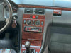 Interior Dash Trim Kit 3M 3D Walnut Wooden For Mercedes W124 85-94 E Class