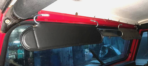 Interior Sunvisor Sun Visors Set for Jeep Wrangler YJ 87-95
