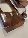 Mercedes R107 W107 C107 SL-SLC 500SL Compatible Full Burlwood Interior 5 Pieces Set