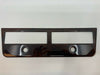 Mercedes W111 Compatible Walnut Color Burl Climate Panel Console Center