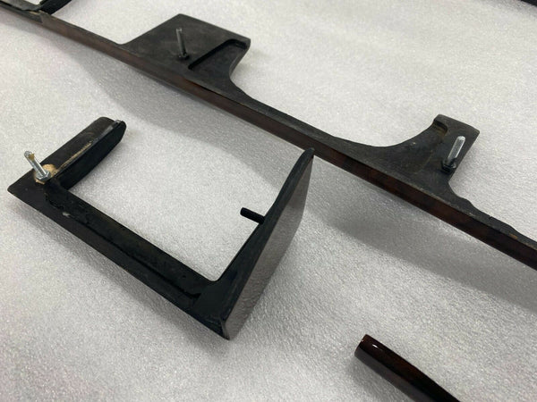 Mercedes W126 C126 SE SEL SEC With Airbag Compatible Walnut Color Dash Trim Set 3 Pieces