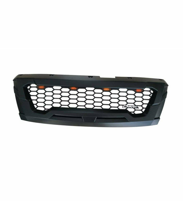 Isuzu D-Max 2019-Up Compatible Black Front Grille With LED