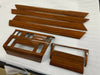 Mercedes W124 1984-1995 Compatible Zebrano Color Door Trims + Climate Panel + Ashtray Set