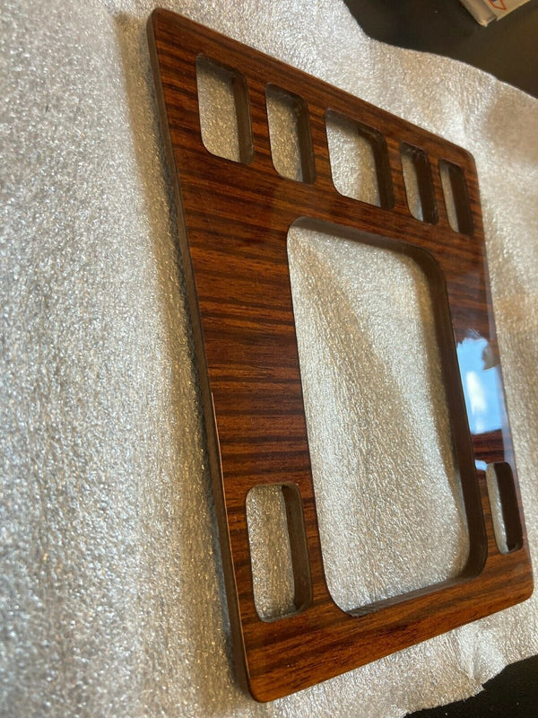 Mercedes W201 Compatible Zebrano Color Burl Interior Shifter Frame Console Center Shifter Console