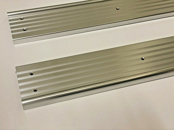 Door Sill Cover Plate Set 2 pcs Left Right Aluminium For Karmann Ghia Till 7m/64