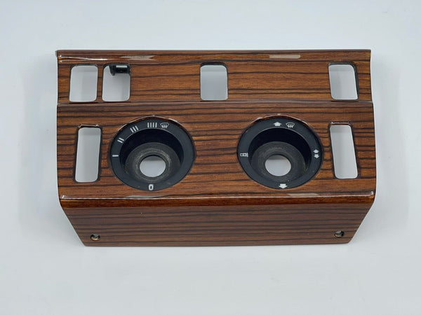 Mercedes W124 E CLASS Compatible AC Climate Panel Cover Zebrano Color