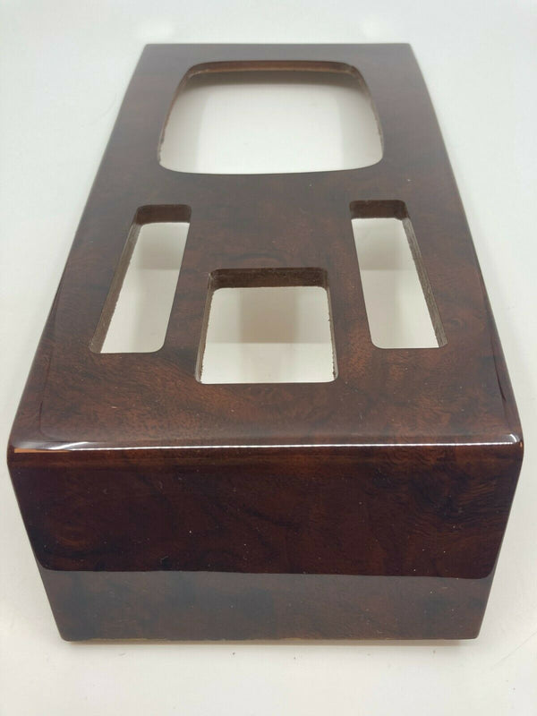 Mercedes W123 Compatible Walnut Color Burl Wood Shifter Frame Panel Console