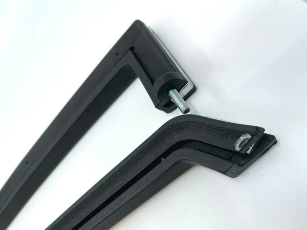 Porsche 911 68-73 Compatible Pair Door Pocket Upper Trim Assembly w/ Chrome Trim 2 pcs