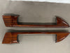 Mercedes W126 81-91 Coupe SEC Zebrano Handle TRIM Left Right DOOR PANEL