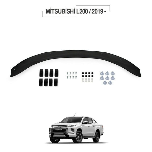 Hood Deflector Bug Shield Bonnet Protector For Mitsubishi L200 Tornado Blizzard
