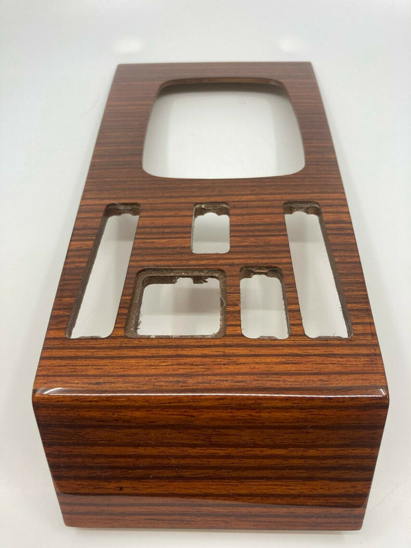 Mercedes W123 Compatible Zebrano Color Burl Wood Shifter Frame Panel Console