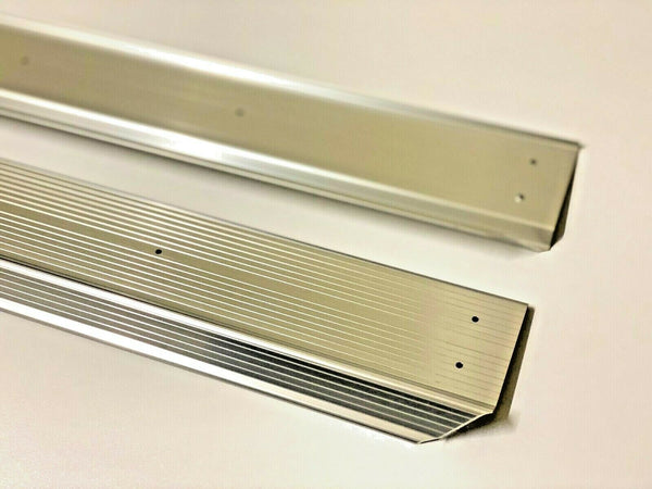 Door Sill Cover Plate Set 2 pcs Left Right Aluminium For Karmann Ghia 8M/1964-On