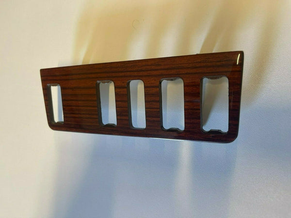 Mercedes W123 C123 Compatible Zebrano Color 5 Buttons Switch Panel Trim