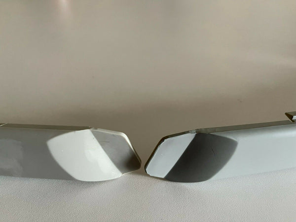 BMW E39 Unpainted Front Bumper Impact Strip Left And Right 2 Pcs