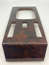 Mercedes W123 Compatible Walnut Color Burl Wood Shifter Frame Panel Console