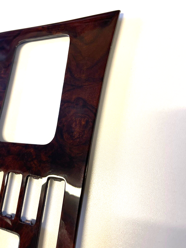 Mercedes Benz W126 C126 Compatible Burl Wood Walnut Shifter Frame Cover