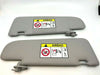 Fiat Panda 2003-2012 Interior Sunvisor Pair Gray Color LHD