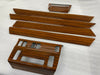 Mercedes W124 1984-1995 Compatible Zebrano Color Door Trims + Climate Panel + Ashtray Set