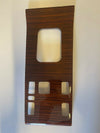 Mercedes W124 Compatible Burl Wood Zebrano Shifter Frame Panel Console