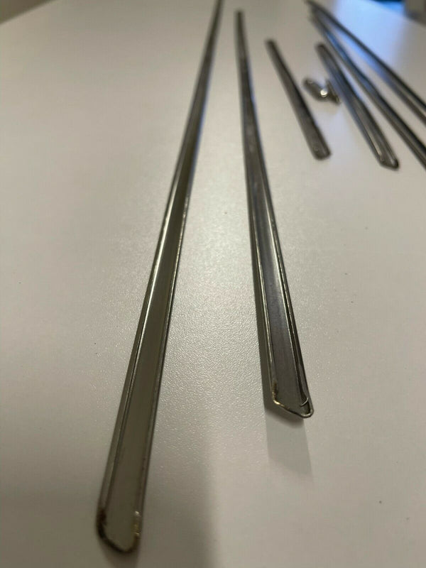 Mercedes W124 Sedan Door Fender Chrome Trims Set 8 PCS