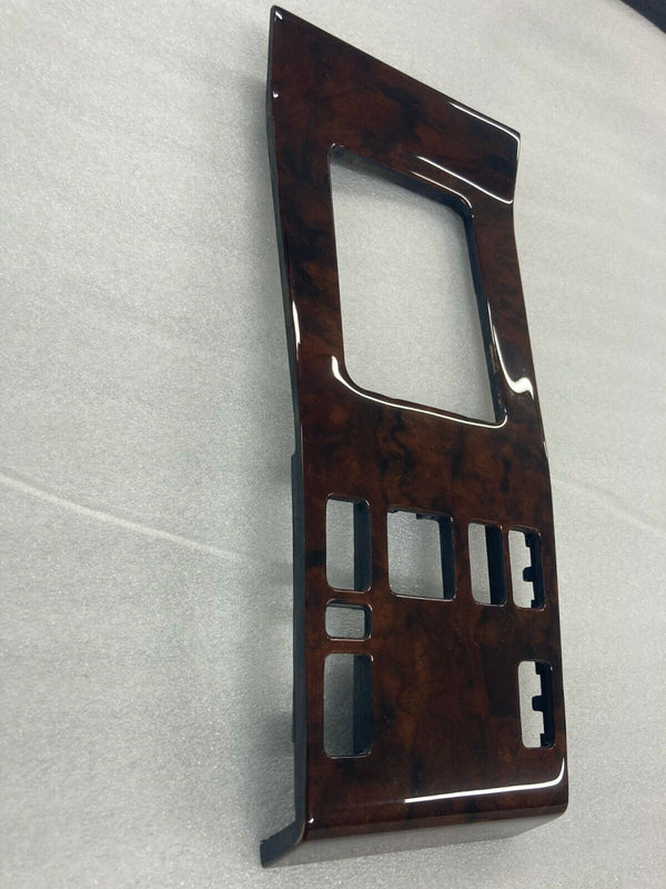 Mercedes W124 Compatible Walnut Color Burl Wood Shifter Frame Panel Console
