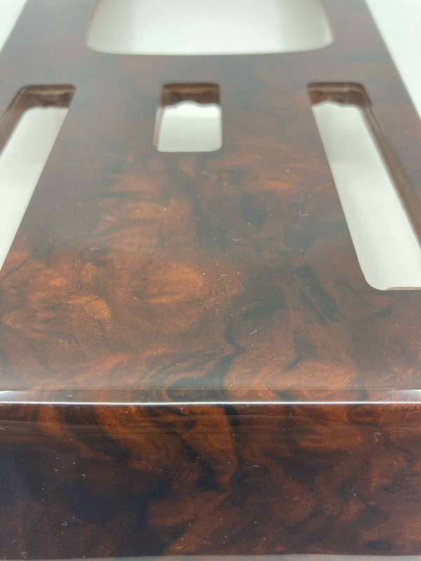 Mercedes W123 Compatible Walnut Color Burl Wood Shifter Frame Panel Console