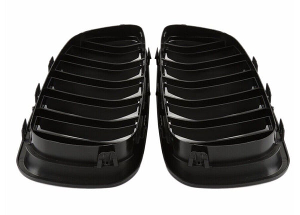ABS Plastic Front Grills For BMW 5 Series F10 Piano Black M5