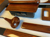 Mercedes W123 Compatible Zebrano Color Wood Complete Interior 11 Pieces Set
