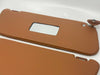 Mercedes W109 Sel 300S 300Sel Sunvisor Interior Sun Visor Mirror Tobacco Pair