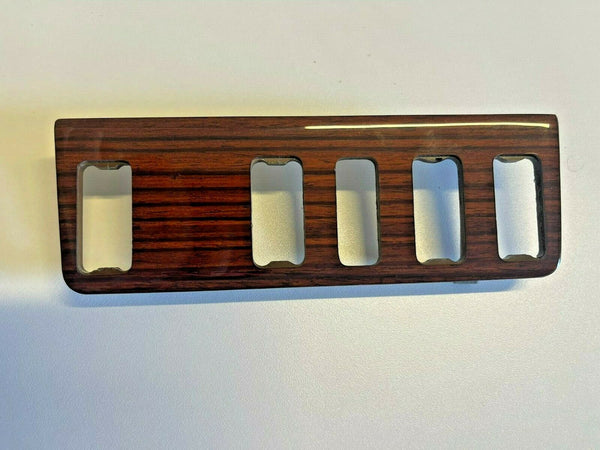 Mercedes W123 C123 Compatible Zebrano Color 5 Buttons Switch Panel Trim