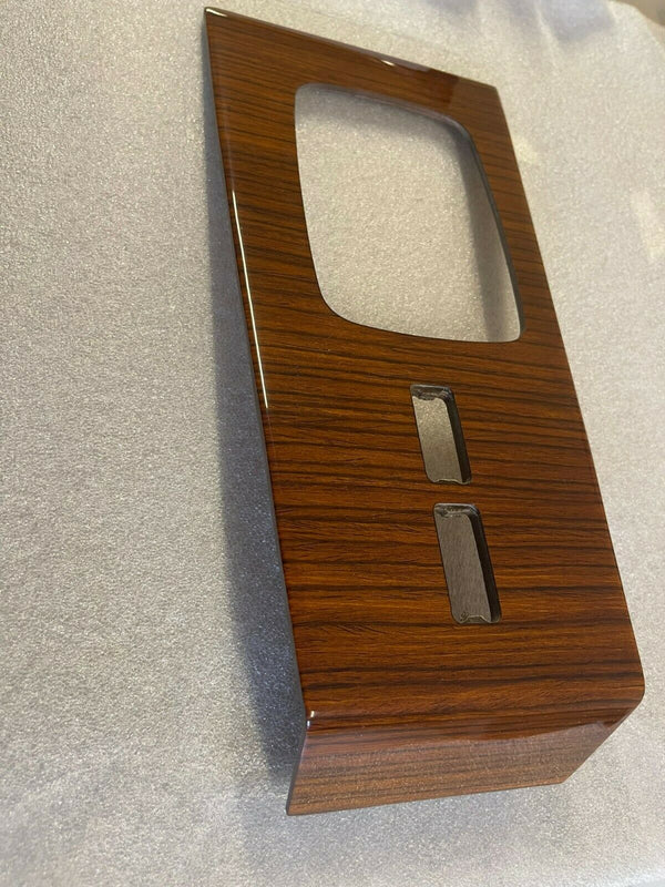 Mercedes W123 C123 Compatible Burl Wood Walnut Shifter Frame Panel Console