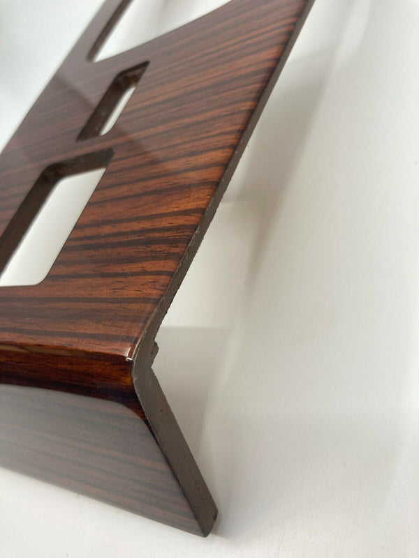 Mercedes W123 Compatible Zebrano Color Burl Wood Shifter Frame Panel Console