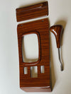 Mercedes R107 C107 W107 SL Series Compatible Zebrano Wood Trim Set