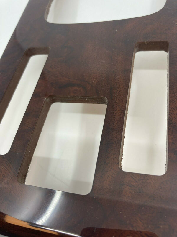 Mercedes W123 Compatible Walnut Color Burl Wood Shifter Frame Panel Console