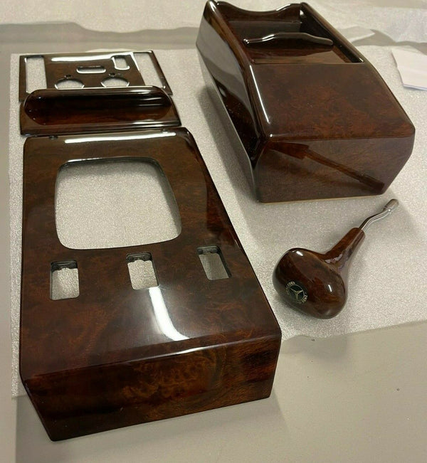 Mercedes R107 W107 C107 SL-SLC 500SL Compatible Full Burlwood Interior 5 Pieces Set