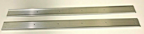 Door Sill Cover Plate Set 2 pcs Left Right Aluminium For Karmann Ghia Till 7m/64