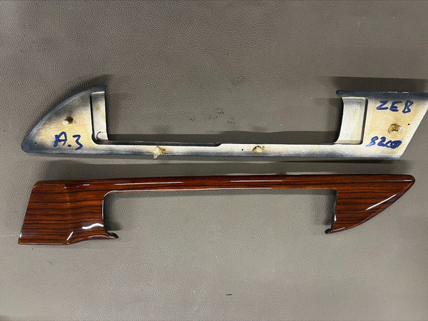 Mercedes W126 81-91 Coupe SEC Zebrano Handle TRIM Left Right DOOR PANEL