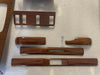 Mercedes W123 Compatible Zebrano Color Interior Wooden 7 Pieces Set