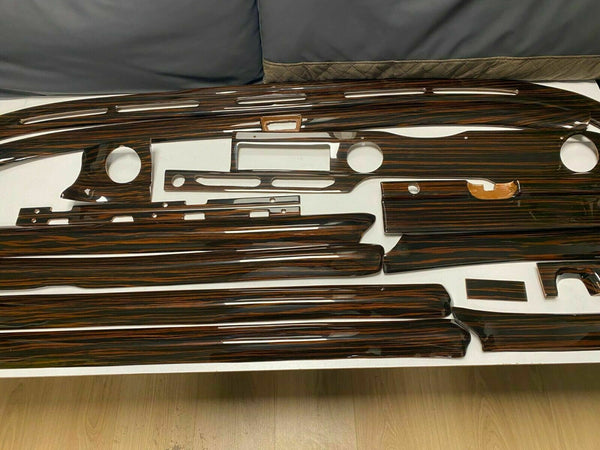 Mercedes W108 280S SE Short Body Compatible Ebony Color Wood Trims Dashboard Set