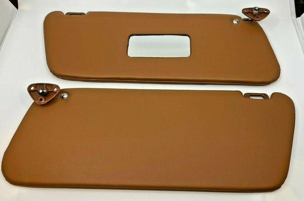 Mercedes W109 Sel 300S 300Sel Sunvisor Interior Sun Visor Mirror Tobacco Pair
