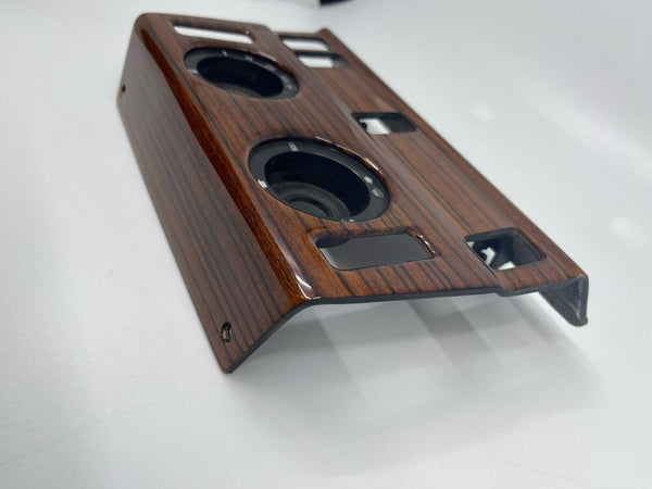 Mercedes W124 E CLASS Compatible AC Climate Panel Cover Zebrano Color