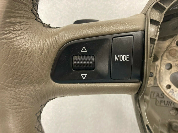 For Audi Q7 Walnut and Beige Leather Steering Wheel 2006-2015